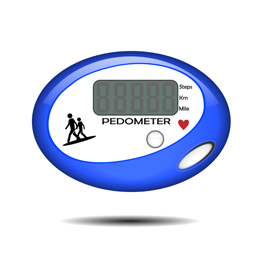 Burn more calories with a pedometer